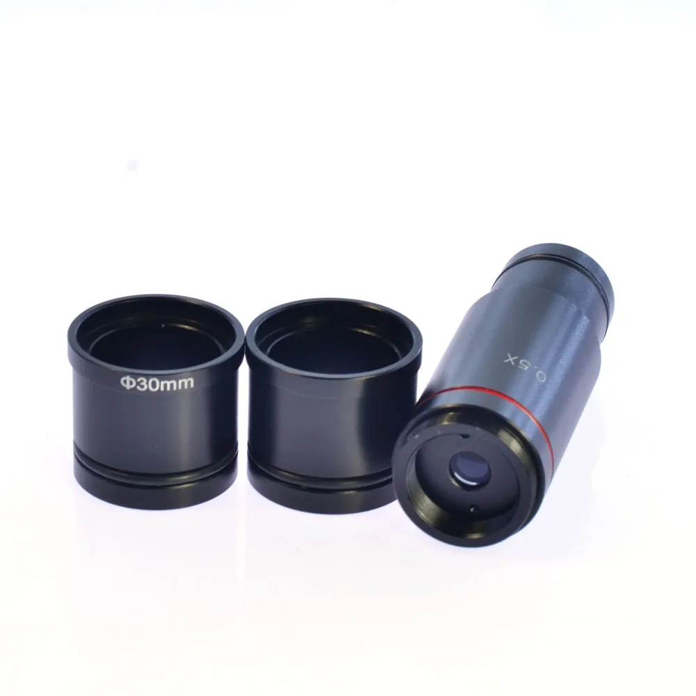 Video Microscope Camera 0.5X C-Mount Lens Adapter 23.2mm 30mm 30.5mm CCD CMOS Camera Adapter Digital Eyepiece Accessories