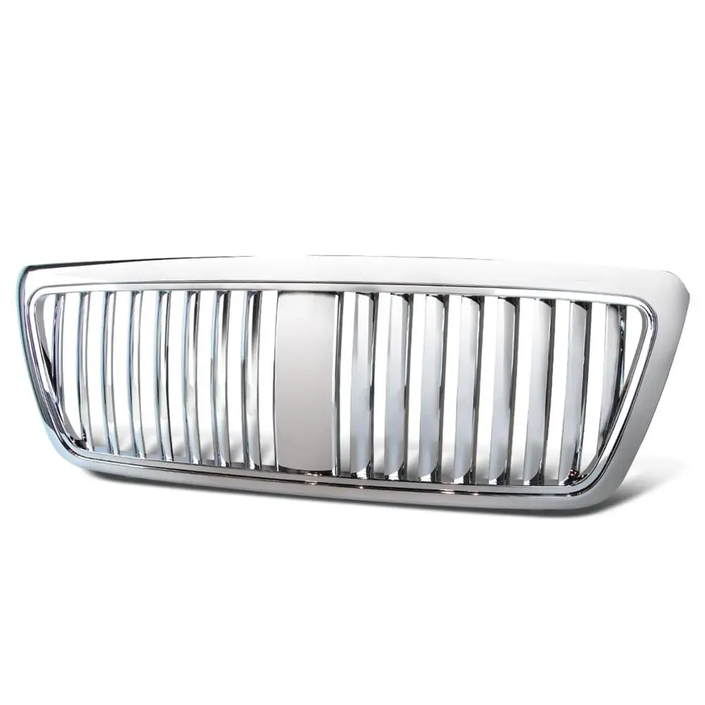 High Quality for 2004-2008 Ford F150  Chrome ABS Vertical Front Grille