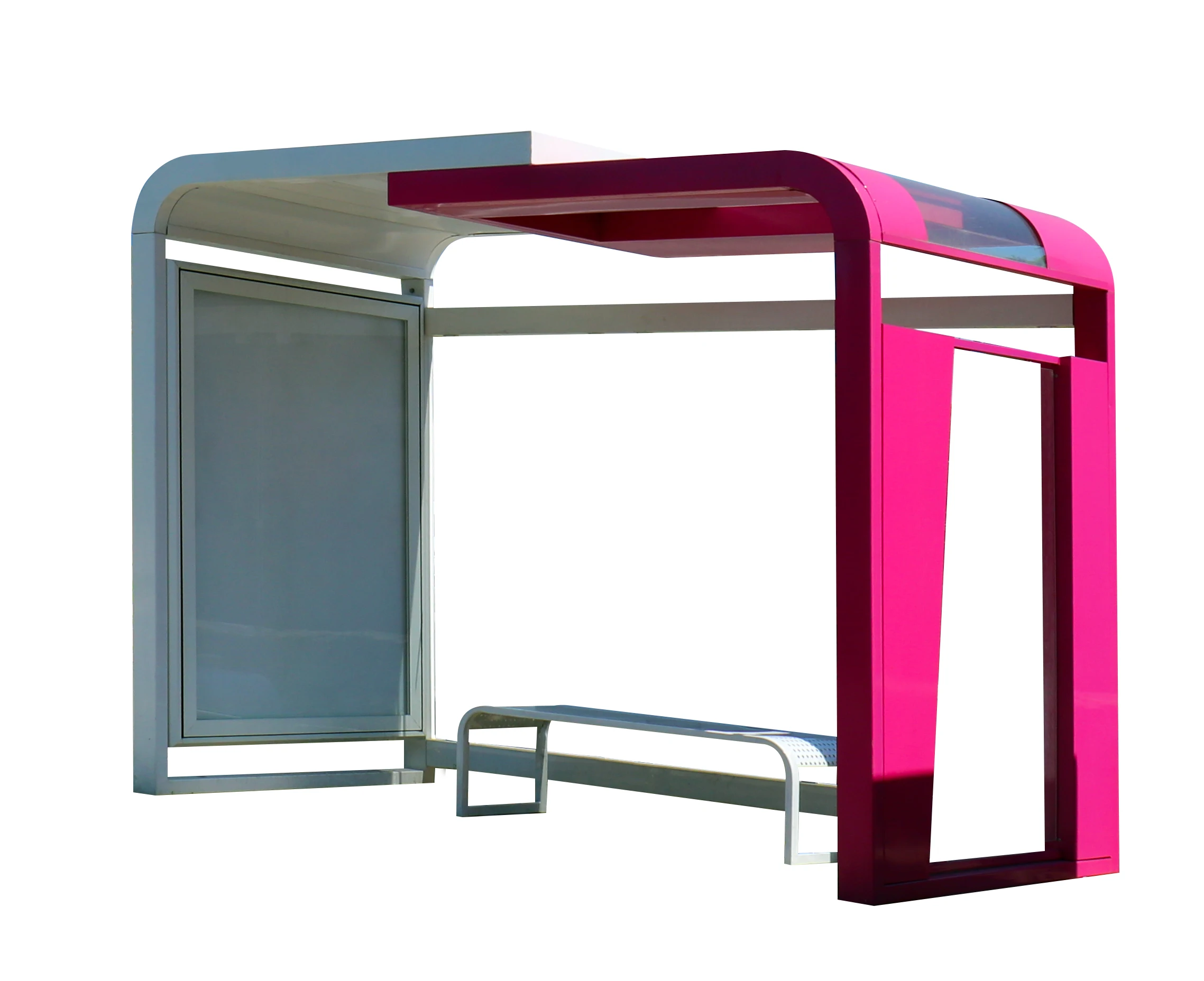 New Aluminium Bus Shelter  Advertising MUPI Lightbox Best High Quality New Design Bus Stop Shelter