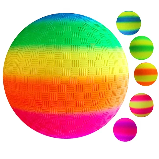 KORYEN Rainbow Playground Balls 8.5 inch 6 pack