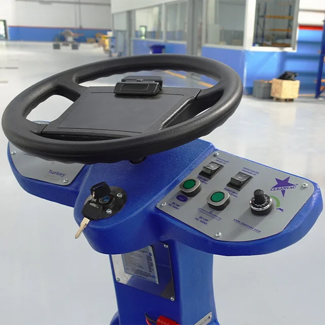 Floor Scrubber, Washer & Dryer Machine - RIDE-ON B9001  ride on hard floor cleaning vehicle