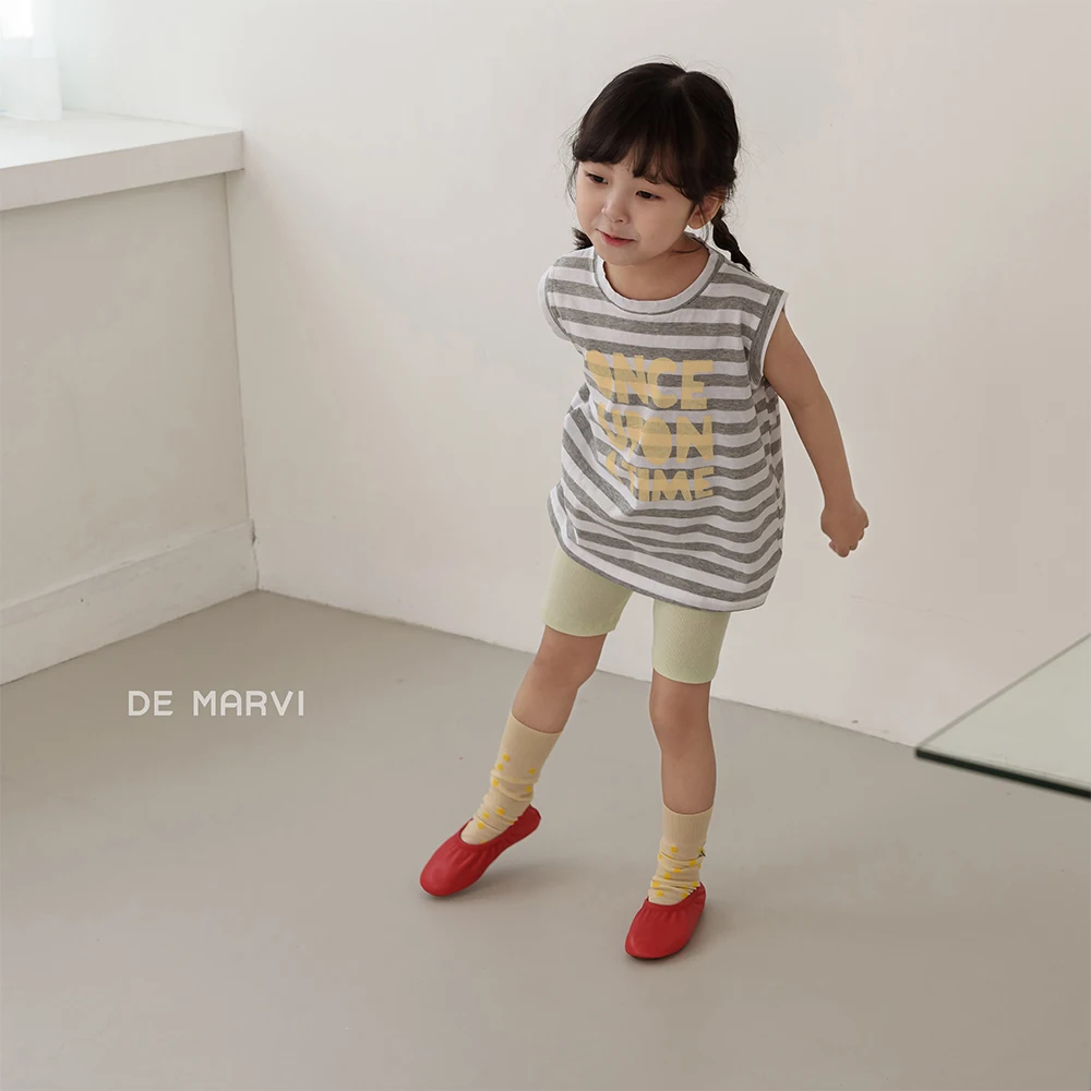 DE MARVI Kids Toddler Rib Bike Shorts Boys Girls Leggings Summer tights Wholesale Korean Manufacturer MADE IN KOREA