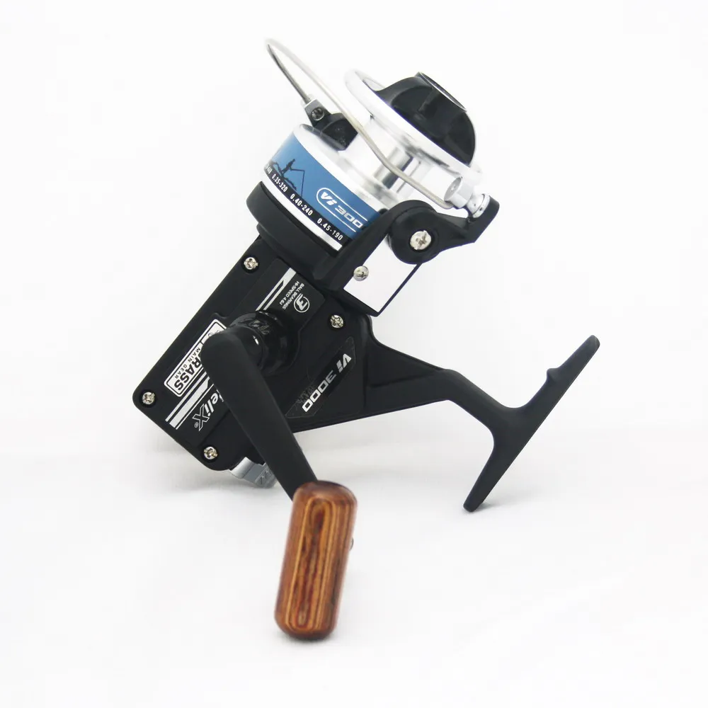 Aluminum Spinning Reel VI SILVER 3000 RELIX ALUMINUM Fishing Reel 3BB STRONG CLASSIC DESIGN