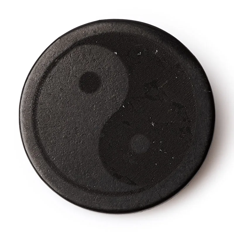 Shungite/Schungit  30 mm protection cell phone shungite plate with engravings