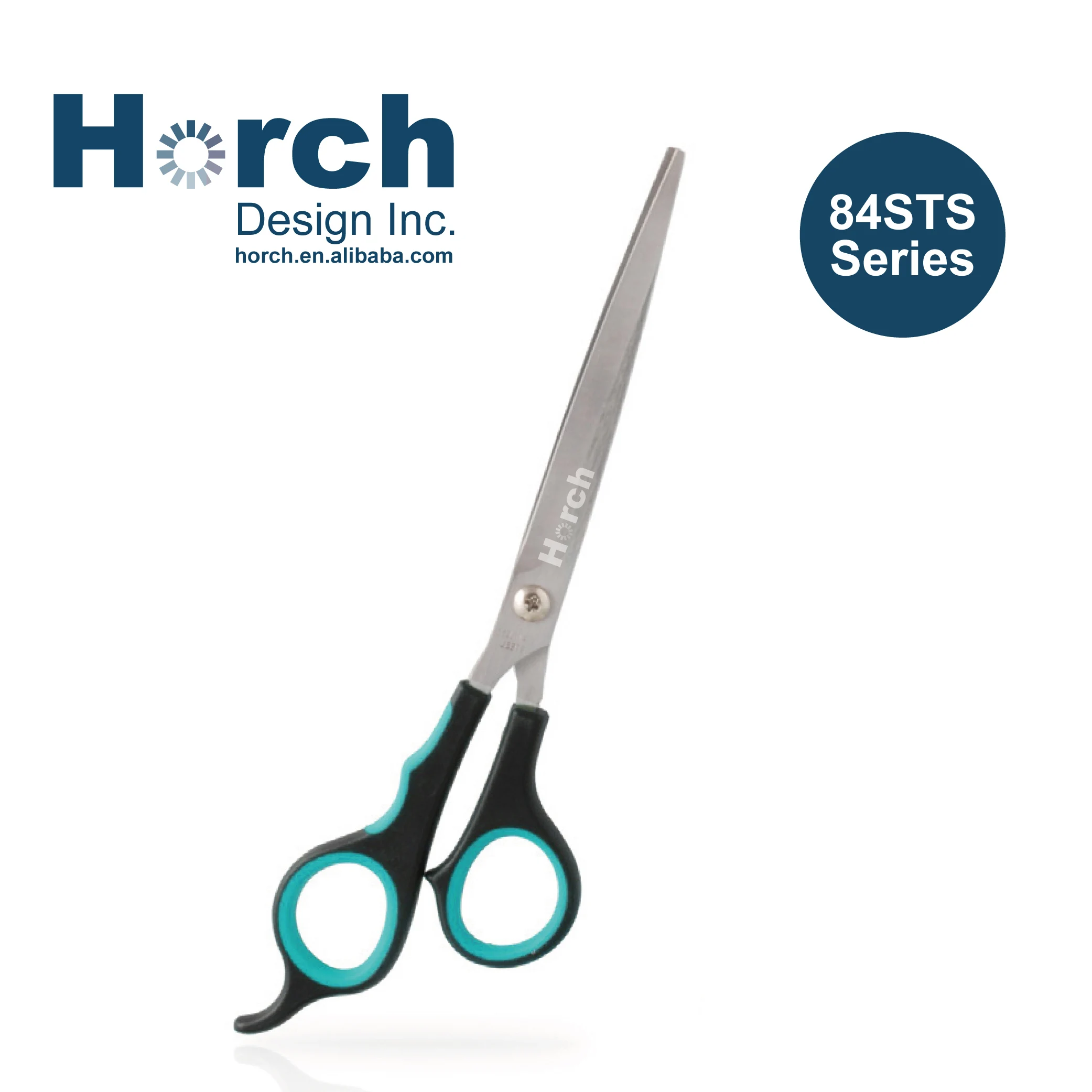 
Smart Safety Rounded Tip Design Pet Face Hair Straight Scissors 