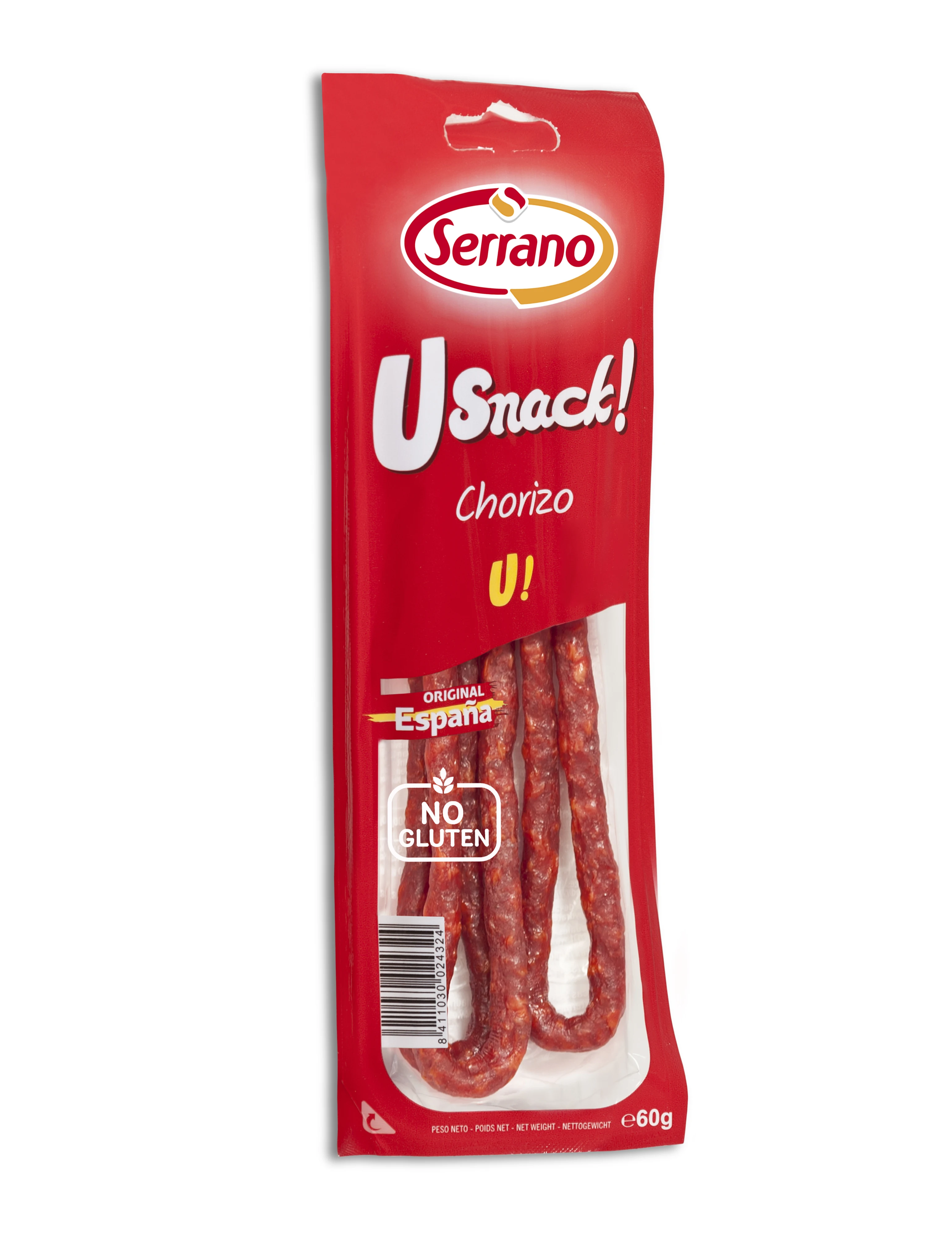 U SNACK CHORIZO 60G