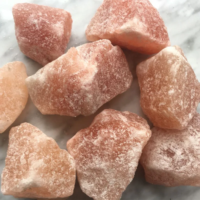 Natural  Himalayan salt  Coarse/Red pink Salt  Massage Stone  Raw Pink Rock Salt Block  for healing  Foot massage Sauna bath