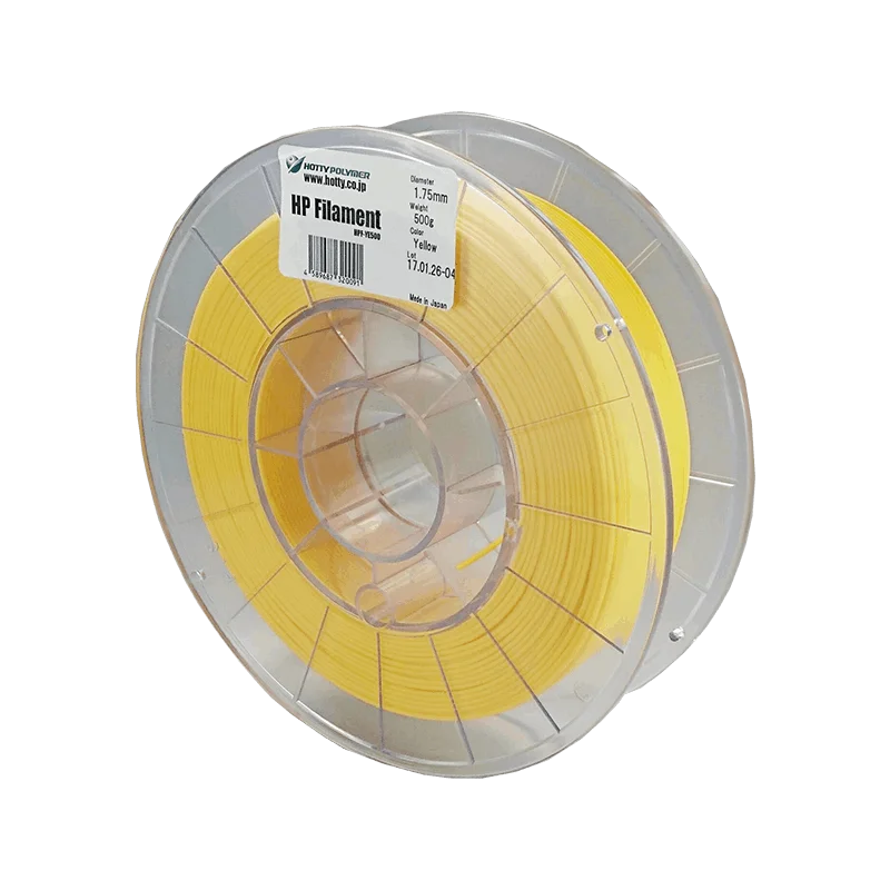 FREE SAMPLE 3d printer filament flexible PLA Yellow 1.75mm/3mm 0.5kgs for FDM 3D PRINTER (HP Filament Super Flexible Type)