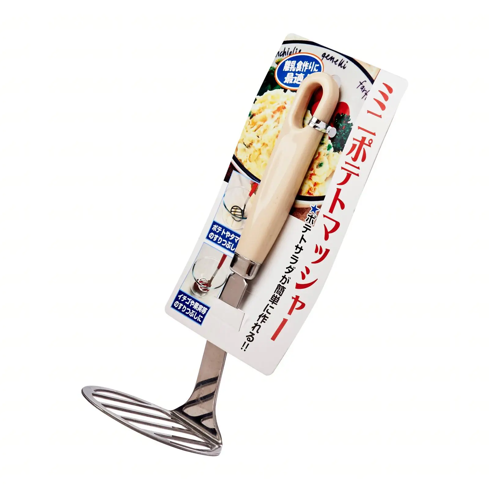 Кухонные принадлежности кухонная утварь из нержавеющей стали белый цвет 15 5 см Vesta мини-массажер Японии