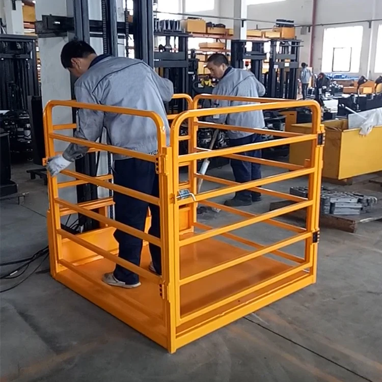 Vertical wall mounted electric warehouse cargo 6m 8m 10m one floor lift Lifting Platform