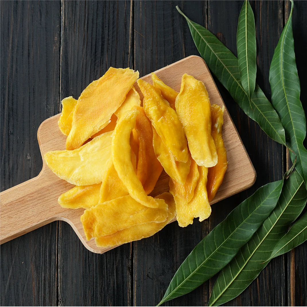 Organic Dried Mango USDA & EU Organic Certified Dry Mango Slice One Ingredient Only Zero Sugar From Thailand Dried Fruit Mango