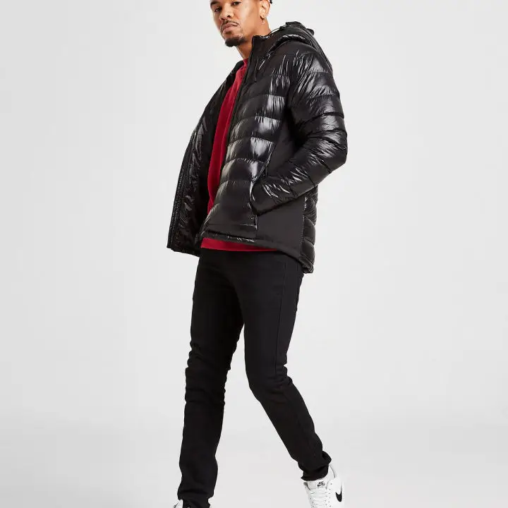 Puffer Jacket for Men Heavy Weight Black Puffer Jacket with custom Logo at wholesale price Puffer Jacket