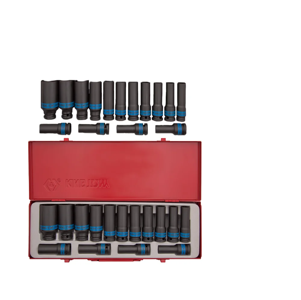 KING TONY Top 15 PCS 6PT Impact Socket Set Taiwan Hand Tool 4415MP