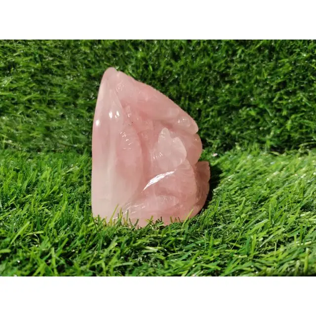 New Rose Quartz Ganesh Home decoration golden Ganesha statue of Goddess  for sale at wholesale price for sale