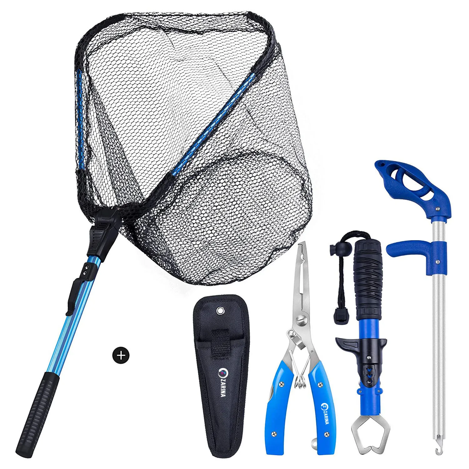 
Fishing Tools Kit-Fish Landing Net Fishing Pliers Gripper, Hook Remover, Hunting Accessories Fishing Gifts for Men 