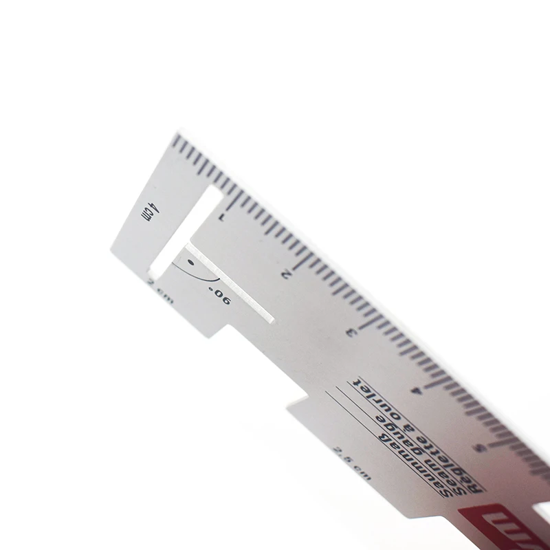 Prym 610736 40*104mm Seam Gauge Sewing Measuring Tool Aluminum Quilting Ruler for Knitting