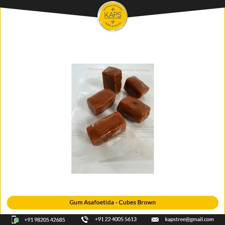 Коричневые кубики премиум класса композитная резинка Asafoetida/ Hing от ведущего экспортера