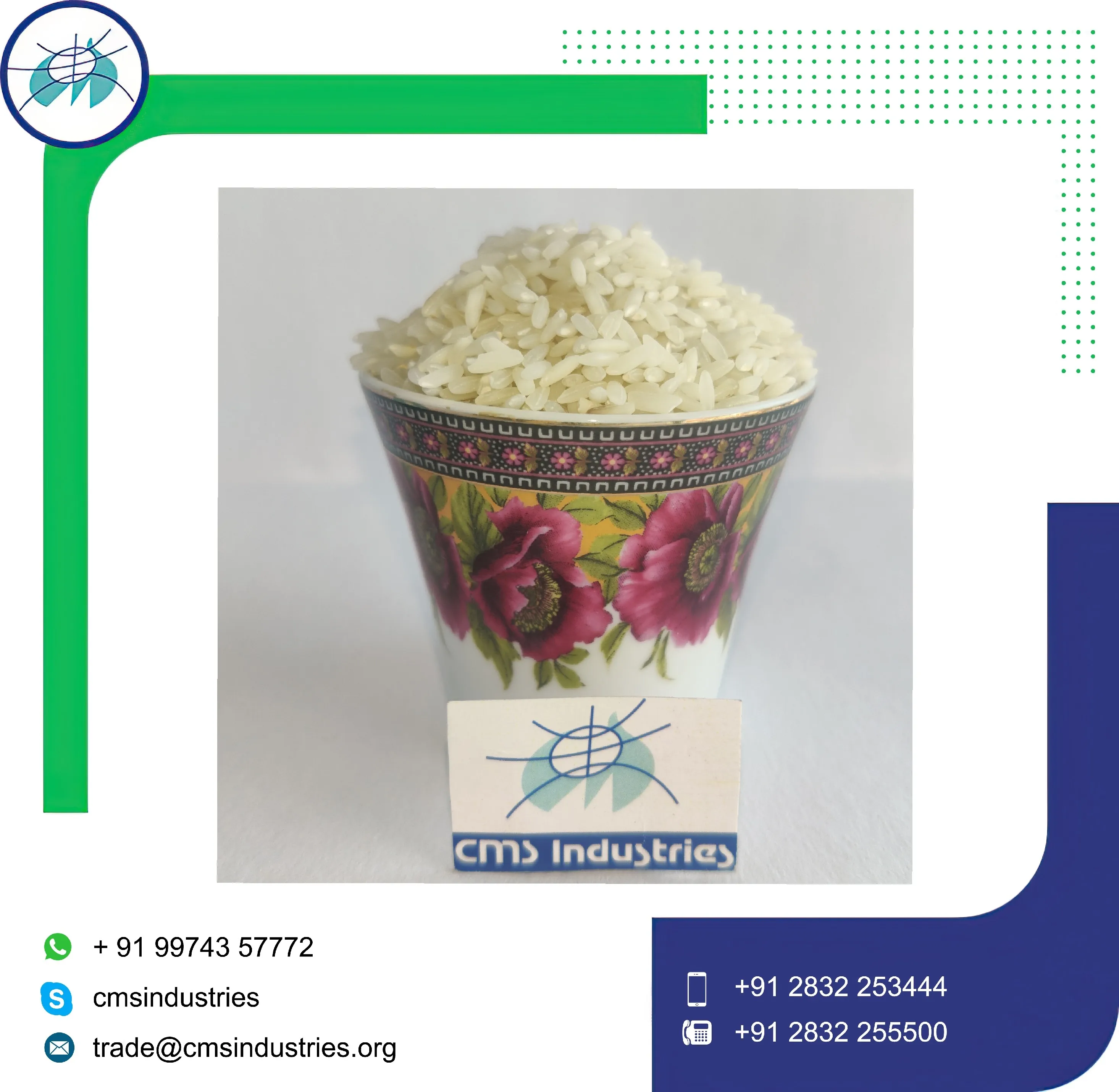 Очистить необработанный рис (сломанный 25%)