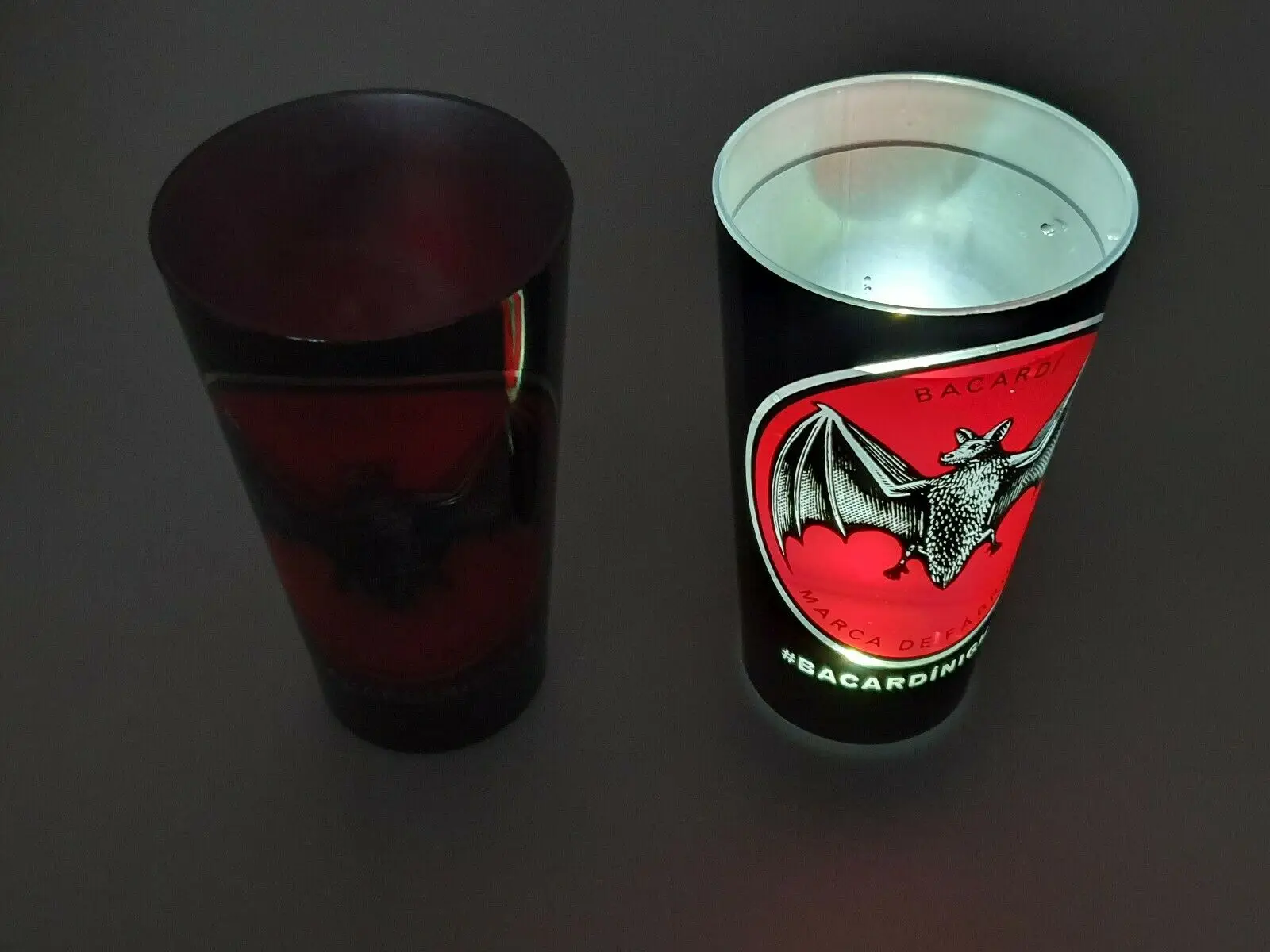 LED cocktail cups, bacardi cups, LED cups