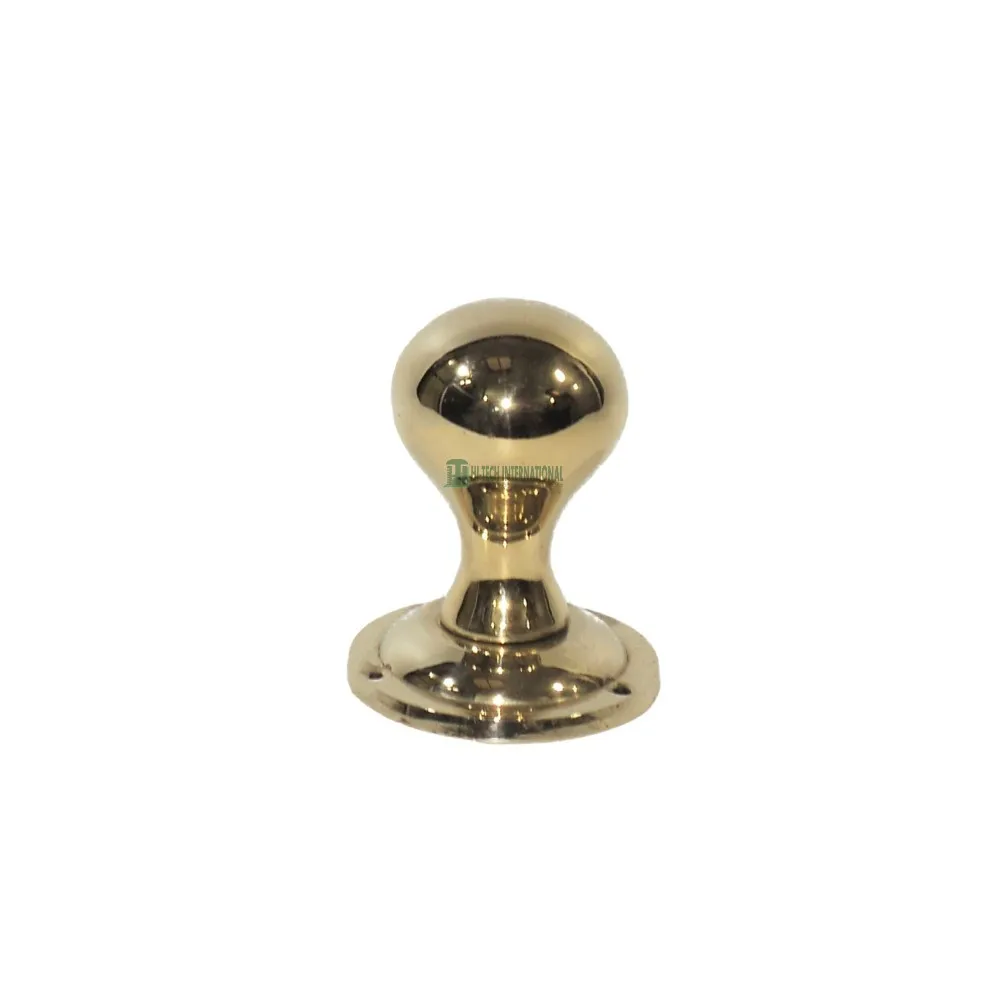Brass Ball Door Knobs Gold Polished Knobs Handmade High Quality Metal Knobs Wholesale Bulk India Manufacturer