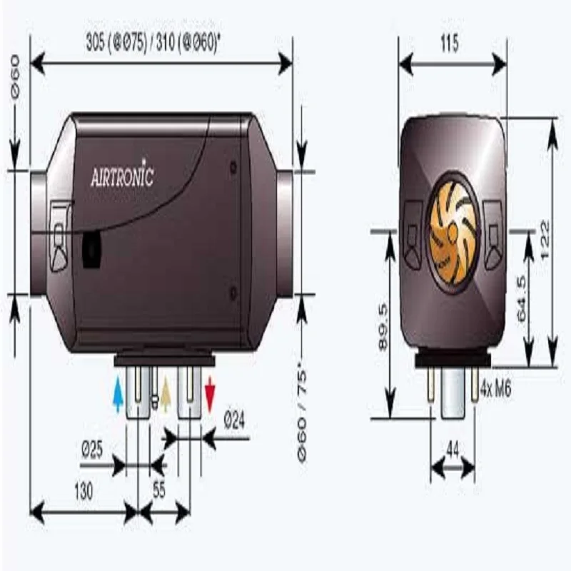 
EBERSPACHER AIR HEATER SET 