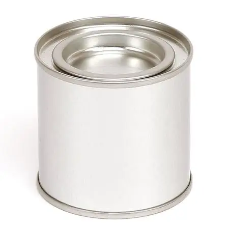 Серебряный Круглый оловянный горшок для краски, Доставка в течение 7 дней, в наличии в ЕС