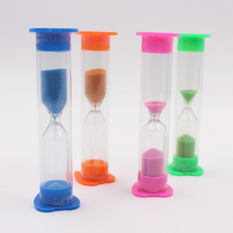 Manufacturer Wholesale 1 2 3 5 Mins Desktop Hourglass Custom Reverse Flowing Hourglass Sand Timer Tooth Brushing Sand Timers