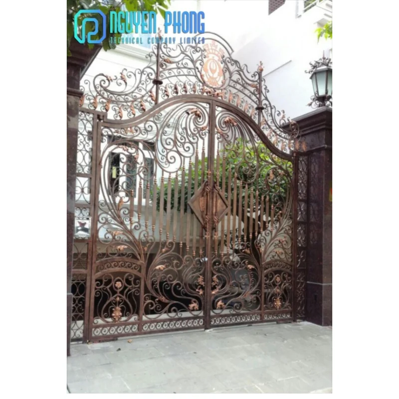 Reasonable Price For Custom Luxurious Wrought Iron Gate, Main Gate Designs, Garden Fencing Trellis Gates