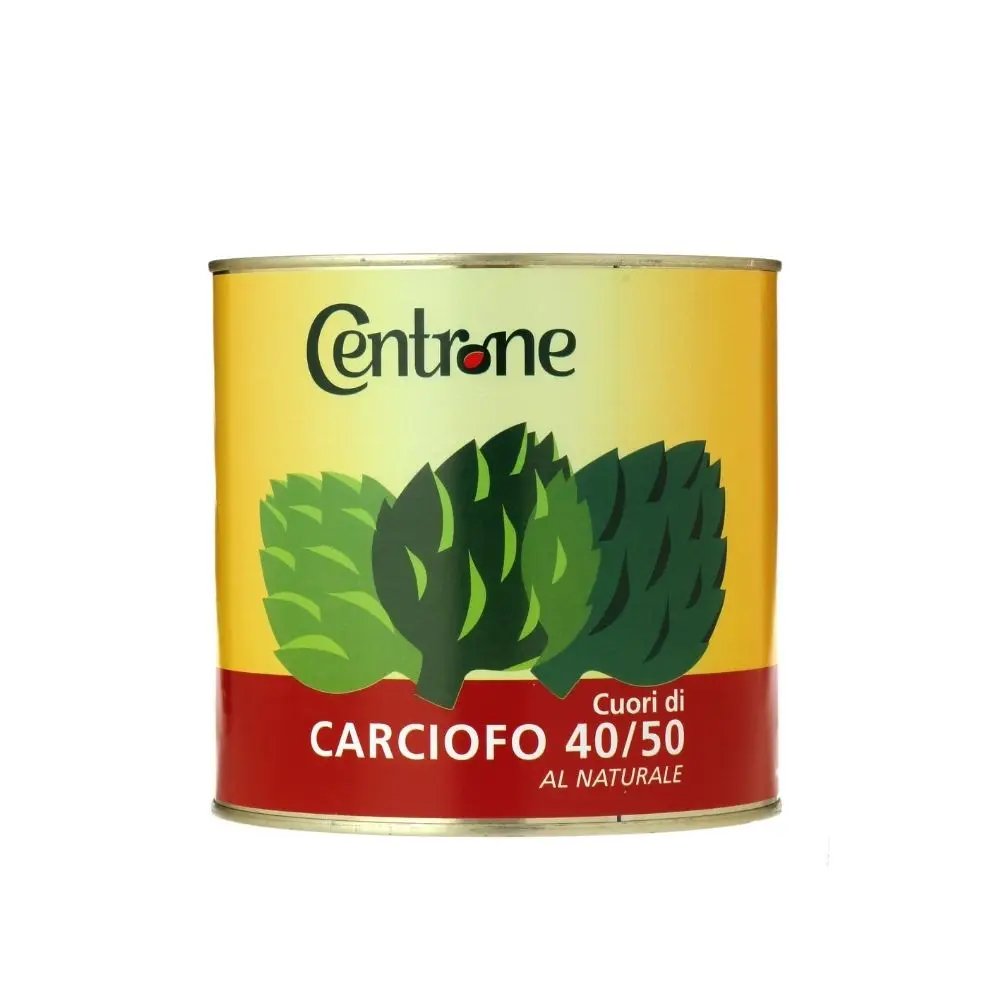 Centrone quarters hearts of artichoke in brine 3kg tin for restaurant