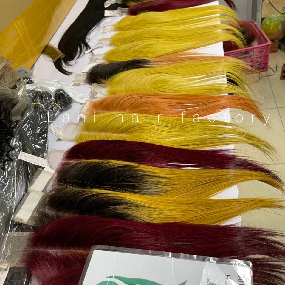 Топ продаж, лучшее качество, вьетнамские волосы, оптовая продажа, 100% натуральные человеческие волосы, сделанные во Вьетнаме 2021