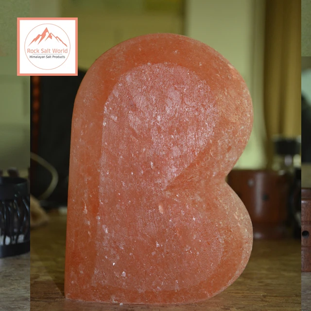 
Shape Beta Alphabet Salt Lamp Design as Office Table Lamp Natural with Best Customized Himalayan Salt Refined Solid Bag BOX 
