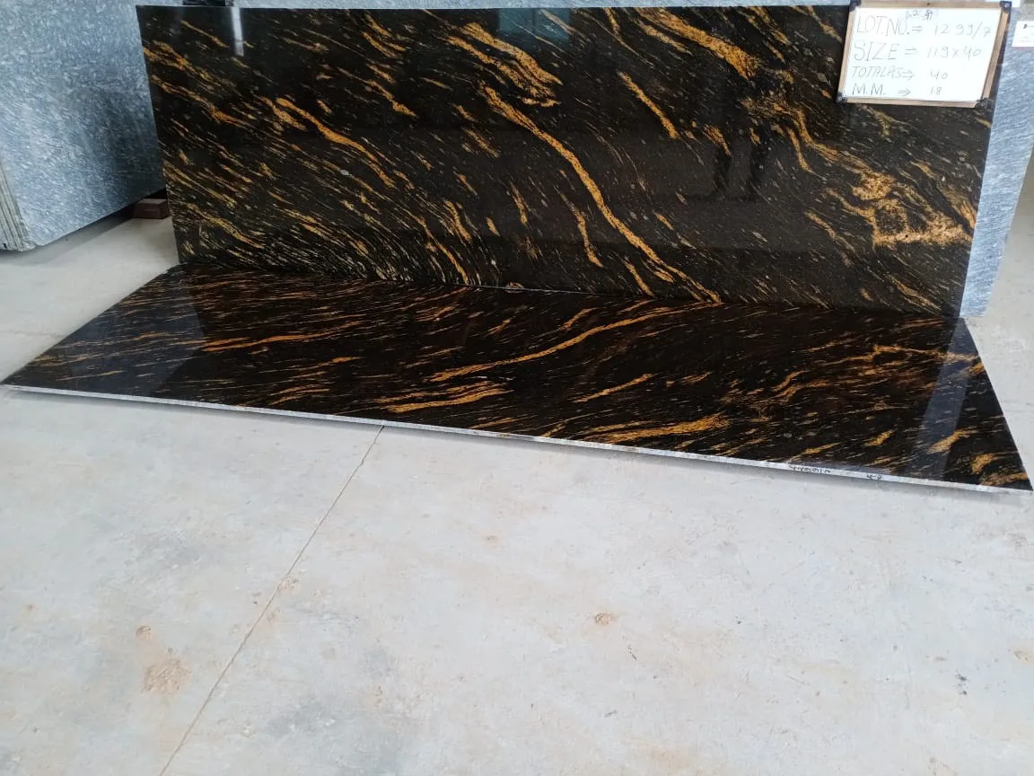 Лидер продаж лучший сорт Плитка Из Сплава Золота гранит продавец из Индии
