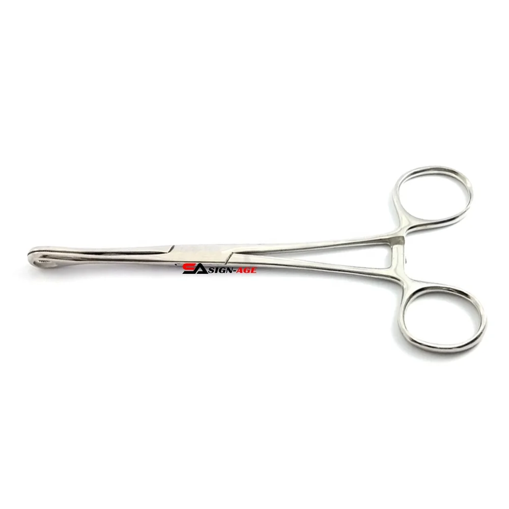 2024 Professional Stainless Steel Foerster Sponge Holding Forceps Body Piercing Tool Surgical Instrument