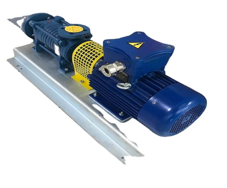 
2A lpg transfer pump centrifugal 3 stage UNIVERSAL coupled with 2,2 kw ITALIAN exproof motor for lpg fuel station 