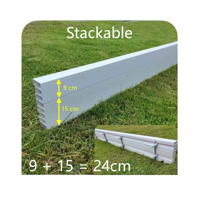 sidewalk gardening landscape stiff flex plastic formwork concrete work reusable light-weight cost-saving easy to use reliable
