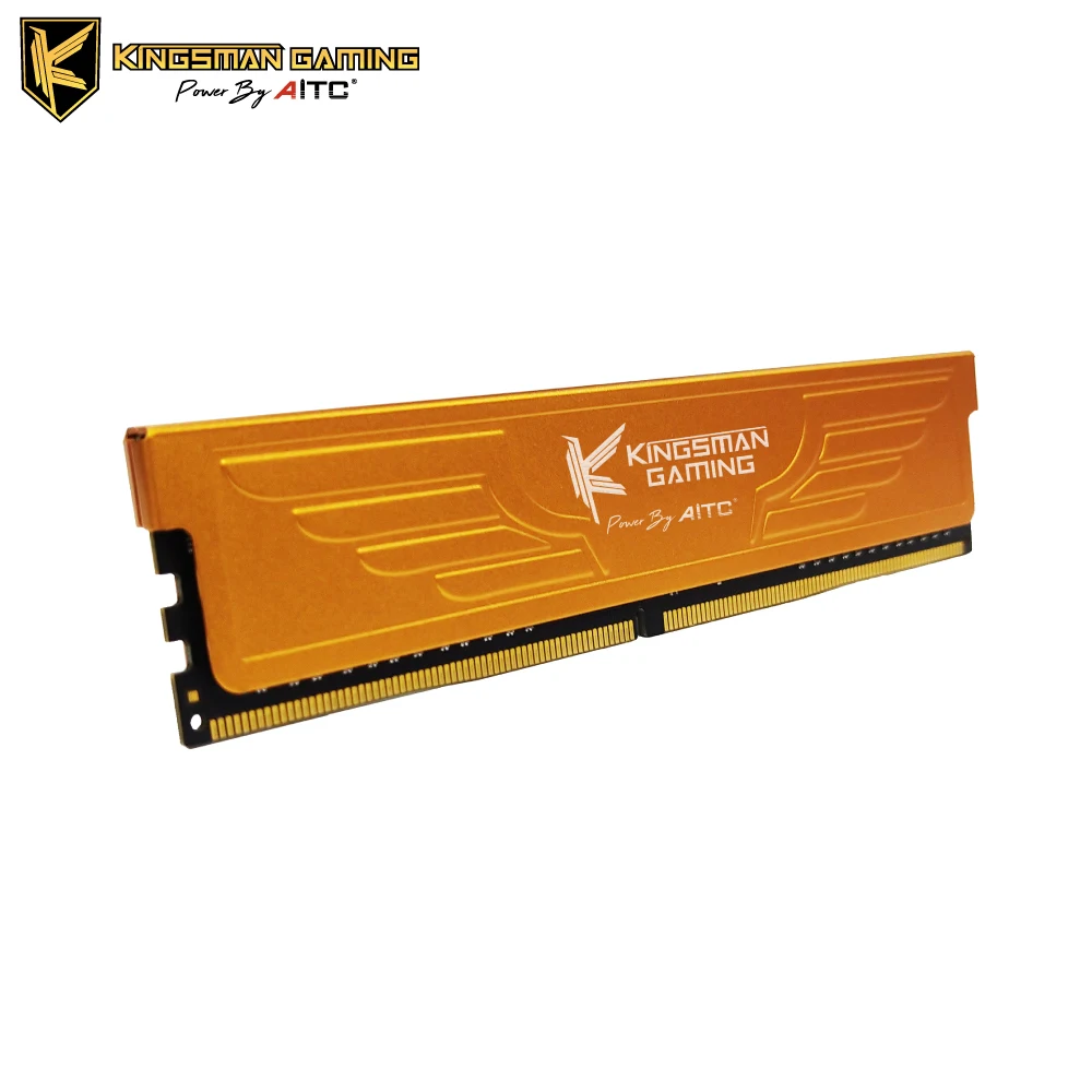  16 Гб ОЗУ ddr 4 2666 МГц игровая память с золотым