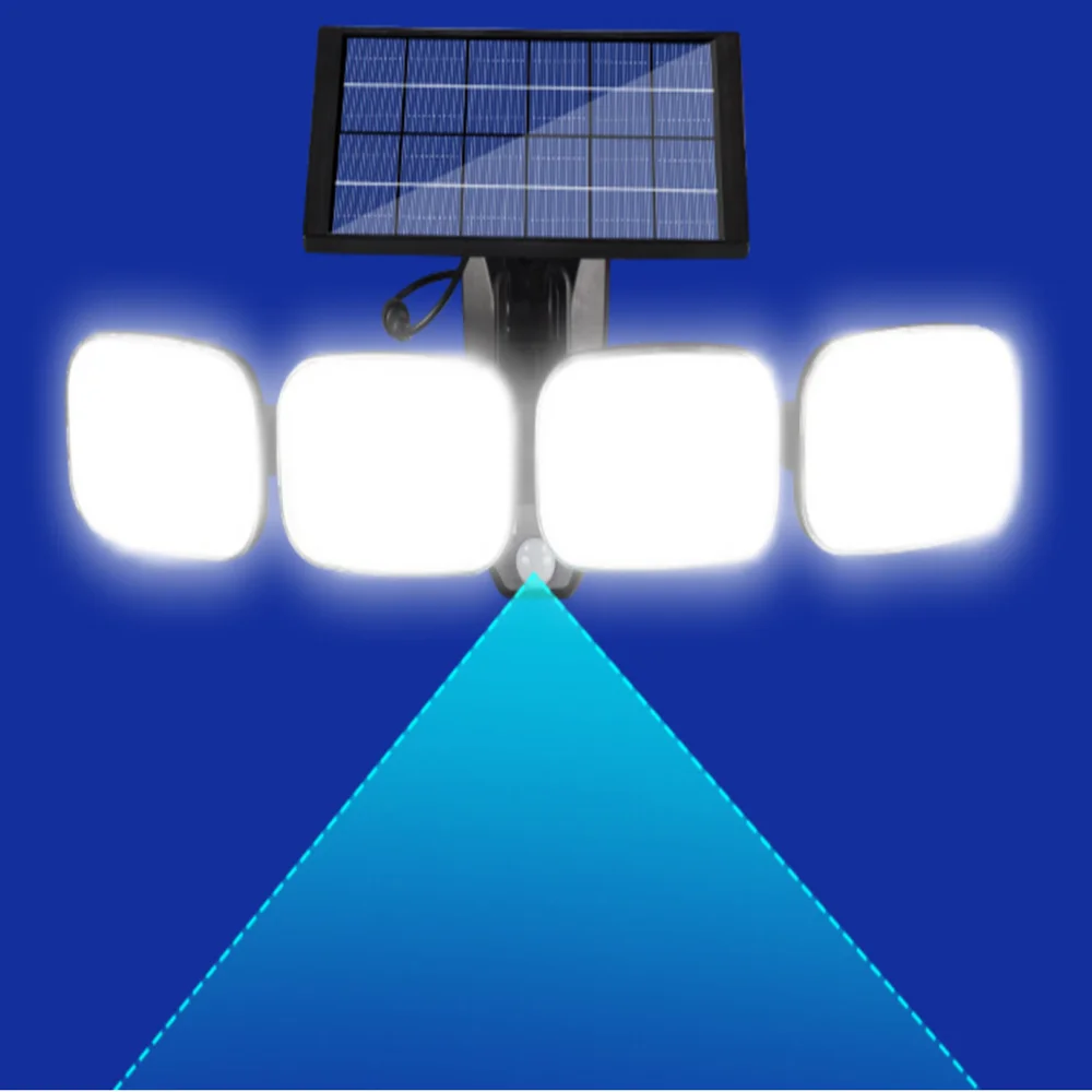 No MOQ 100 Led Solar Light Adjustable Beam Angle Security Lights For House Outdoor