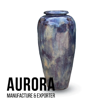 Новая глазурованная керамическая плантация в Атлантическом стиле уличные керамические цветочные горшки.