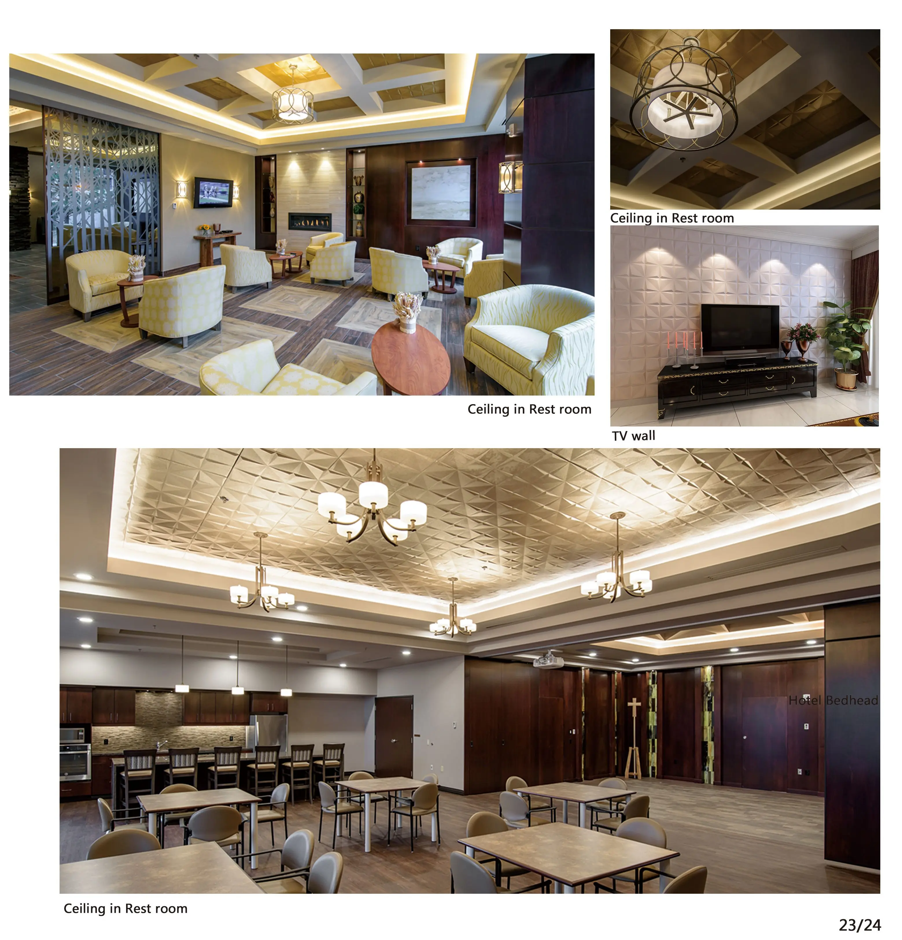 Leather Interior Ceiling Material 3d Wall Panel Home Decor, Wall Covering Panels, Fire Retardant Foam Wall Panels