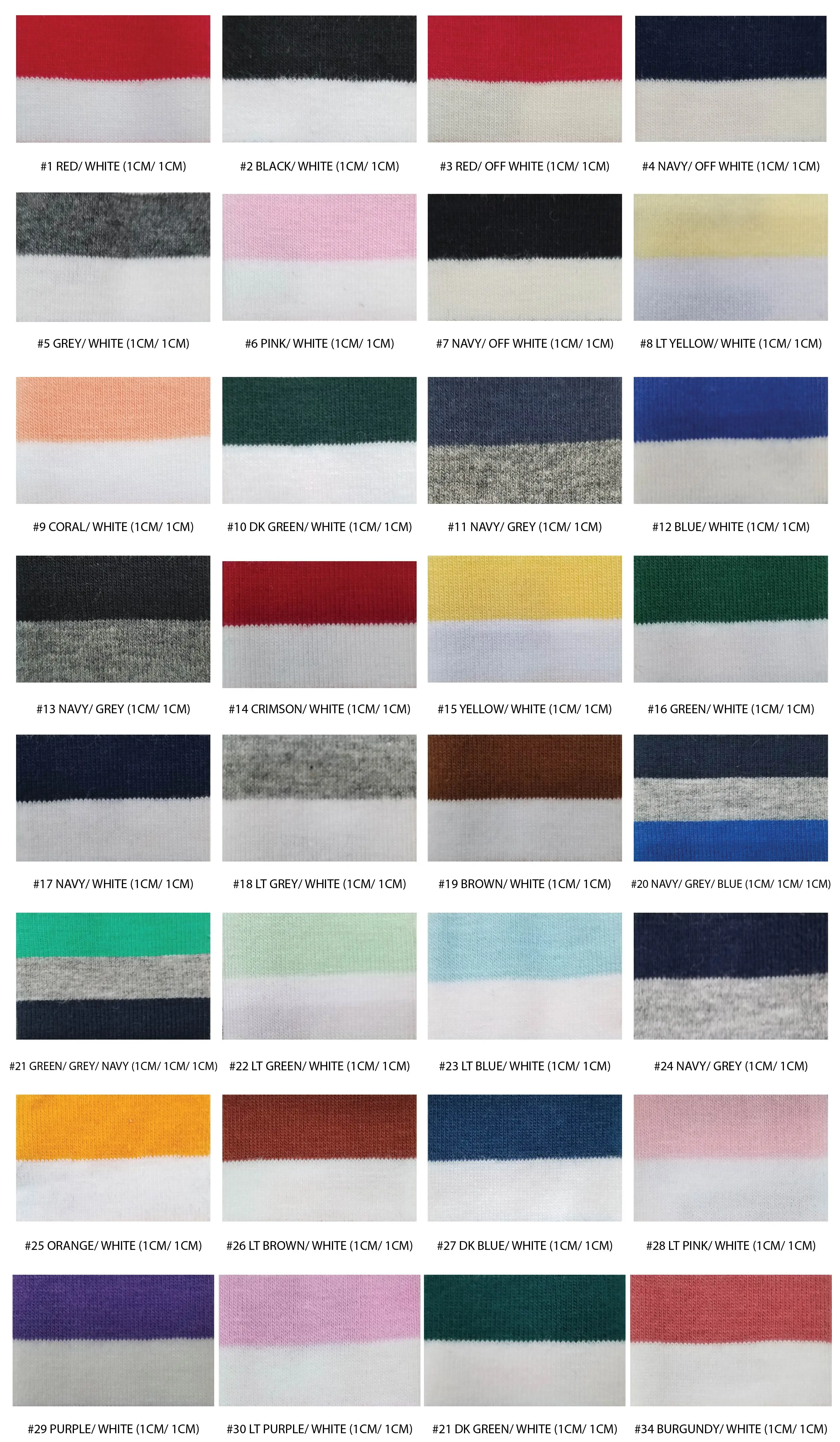 
OEM ODM Yarn Dyed Striped Long Sleeve T Shirt Men with 3D Embroidery 