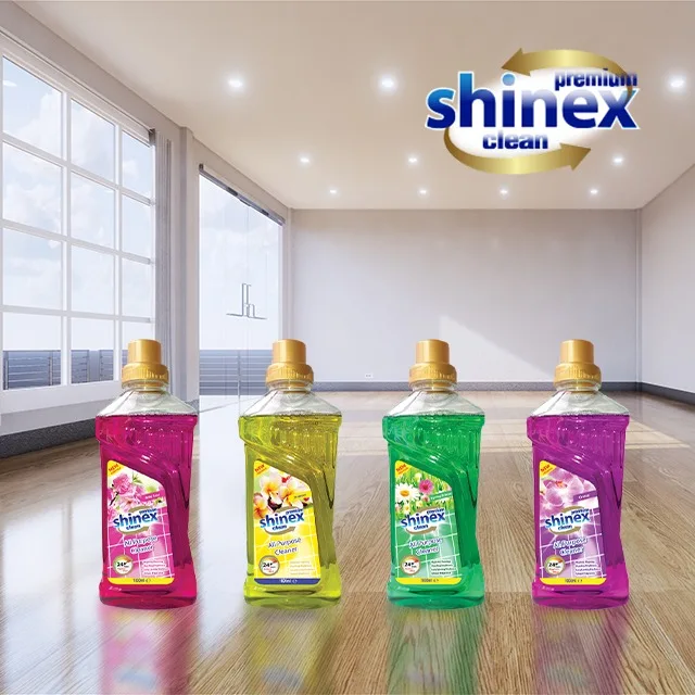 SHINEX All Purpose Liquid Cleaner Detergent 1L Roof Perfumed cleaner for room kitchen desk SHINEX made in Turkey