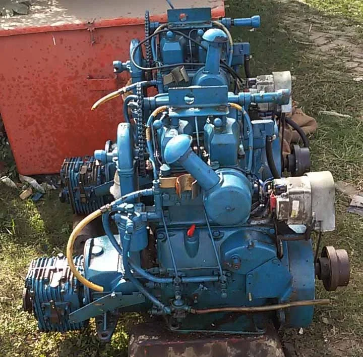 Boat Engine 2 Cylinders Sabb Diesel 2JHR For Lifeboat Made in Norway