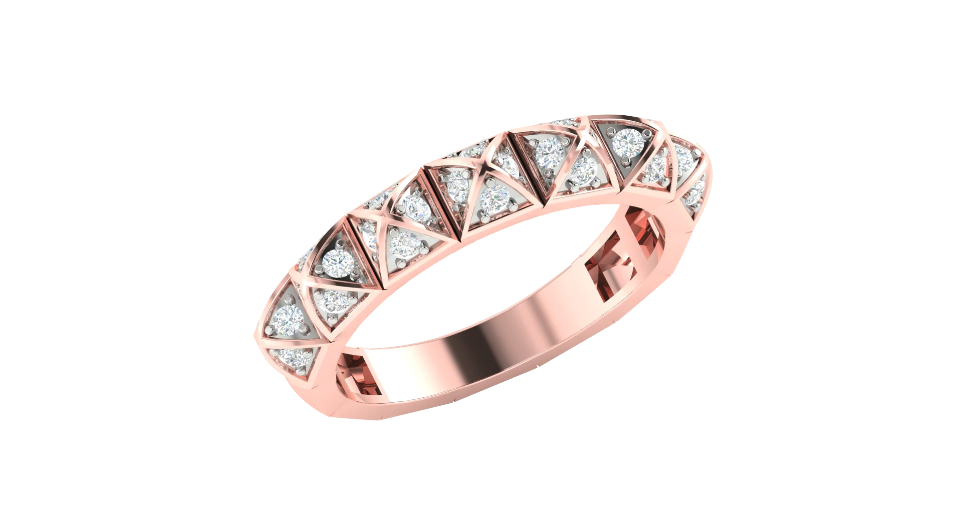 Graceful design fine design moissanite colorless diamond DEF Certified solitaire ring low price worldwide delivery