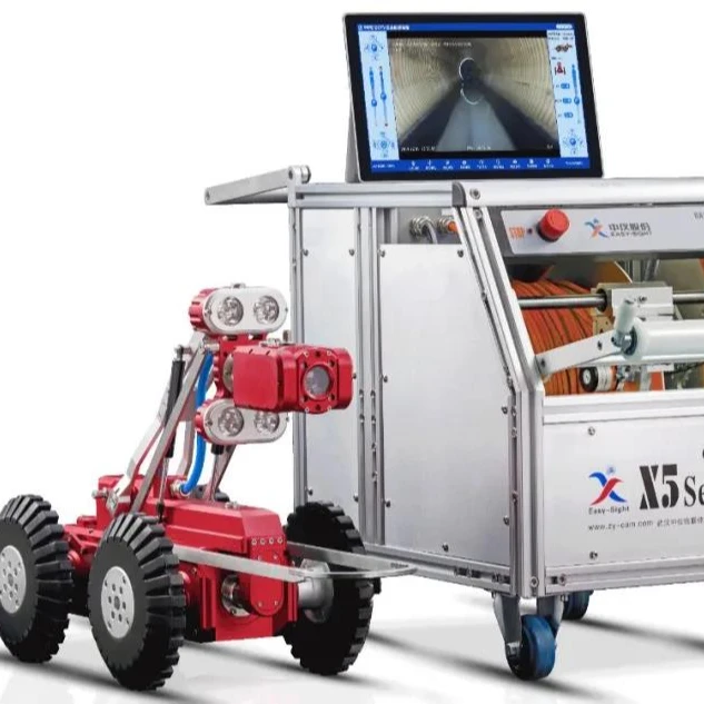 Mainline Sewer Crawler Pipeline Sewer Water Catvs Sonar Lidar Multi-Sensor Pipe Inspection