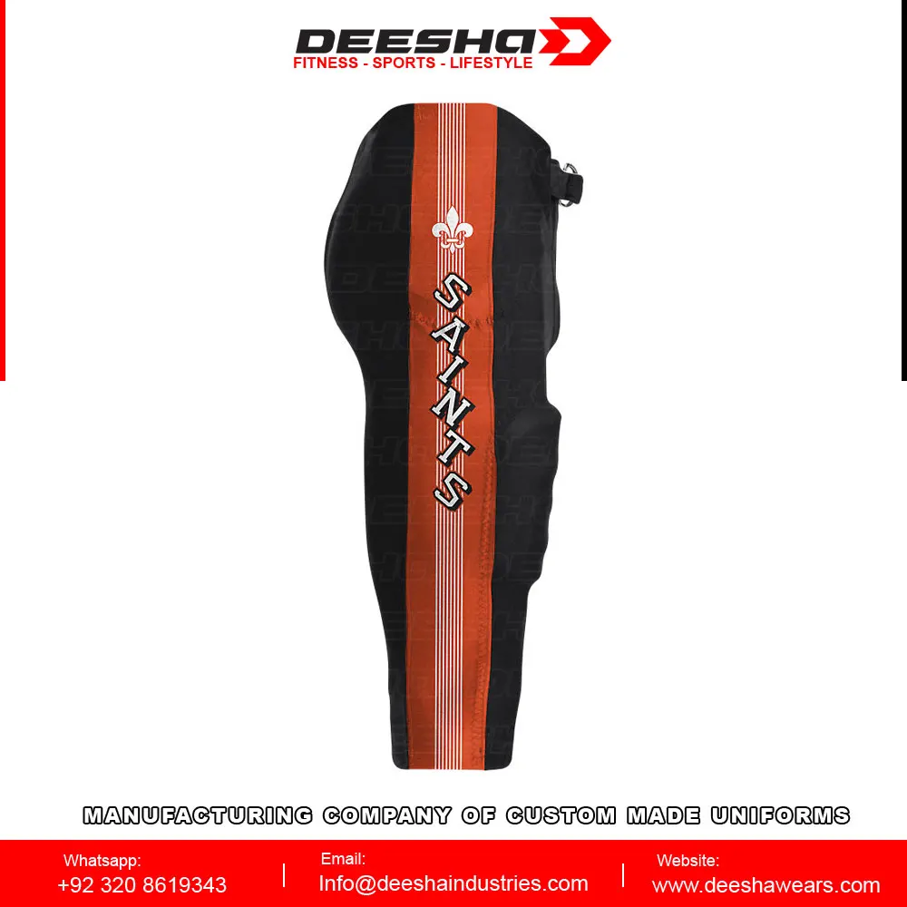Custom Design Sublimation Print premium quality with Pads Men Wholesale American football pant