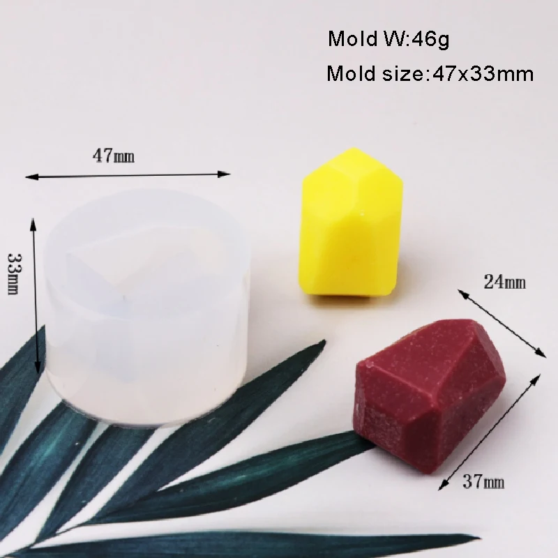 
Crystal Stone Gem Silicone Candle Molds Earrings Necklace Pendant Epoxy Resin Mould For Diy Jewelry Making Tools Supplies 