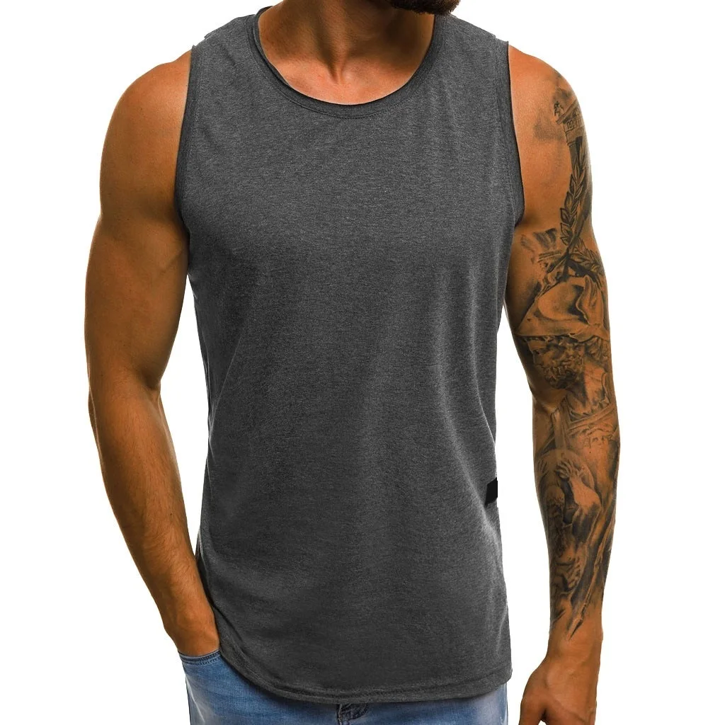 2021 Cheap Price Custom Summer Singlet Running Tops Cotton Men Gym Workout Tank Tops For Man From Bangladesh