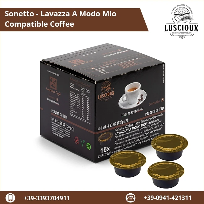 
2019 Widely Used Sonetto - Lavazza A Modo Mio Coffee Capsules at Best Price 