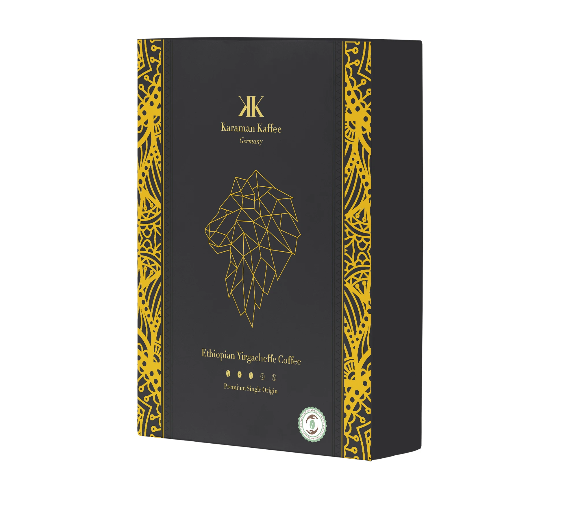 
Karaman Kaffee Germany - Ethiopian Yirgacheffe Grade 1 Premium Roasted Beans 