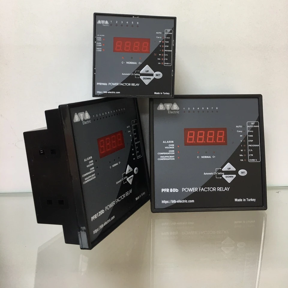 Контроллер компенсации мощности 03 фазы 6 шагов, Сделано в Турции 2021